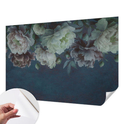 Peel and stick wall mural for bedroom Floral elegance