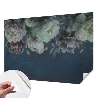 Peel and stick wall mural for bedroom Floral elegance