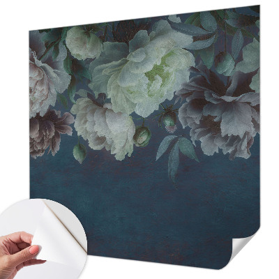 Peel and stick wall mural for bedroom Floral elegance