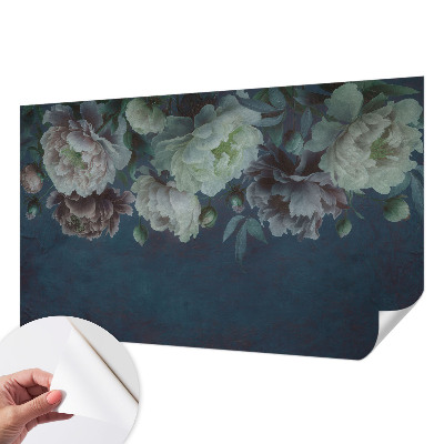 Peel and stick wall mural for bedroom Floral elegance