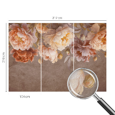 Peel and stick wall mural for kids' room Floral elegance