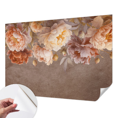Peel and stick wall mural for kids' room Floral elegance