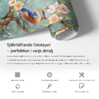 Peel and stick wall mural for kids' room Floral elegance