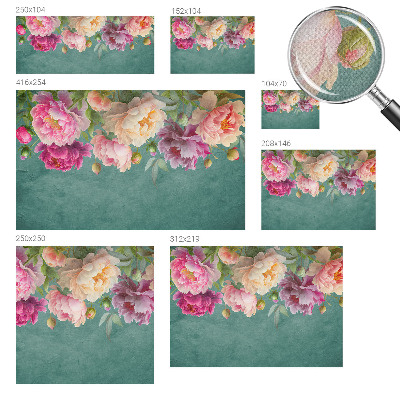 Children's wall mural Floral elegance