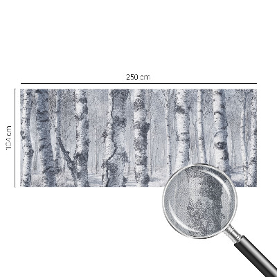 3D photo wallpaper mural with a frosty nature scene
