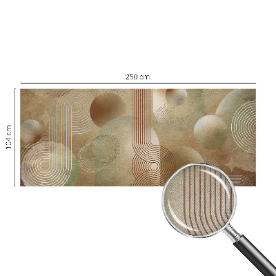 Baby room wall mural Geometric pattern