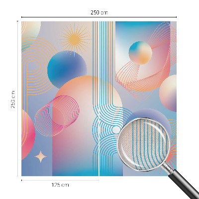 Peel and stick wallpaper mural Colorful abstraction