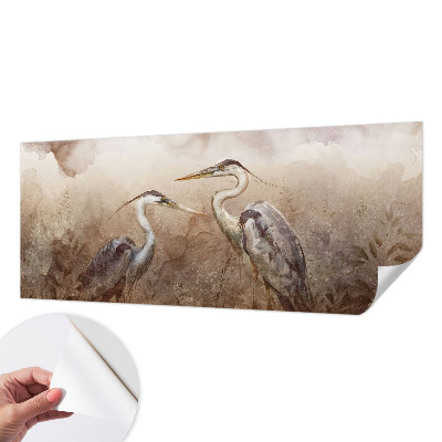 Peel and stick wall mural Elegant birds