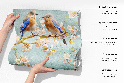 Self-adhesive wall mural Birds of nature