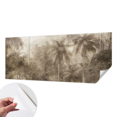 Self-adhesive photo wallpaper with an exotic landscape motif
