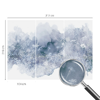 Removable wall mural wallpaper Flower meadow