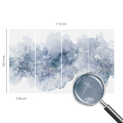 Removable wall mural wallpaper Flower meadow