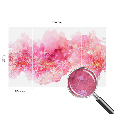 Removable wall mural Floral pattern