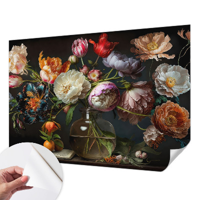 3D photo wallpaper mural Flower bouquet