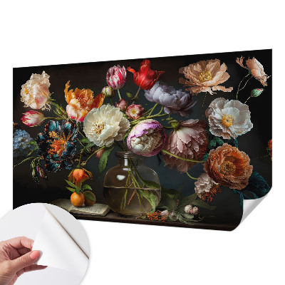 3D photo wallpaper mural Flower bouquet