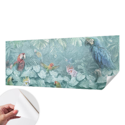 Nursery wall mural Exotic birds