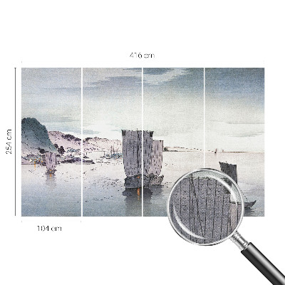 Peel and stick wallpaper mural Nautical scenery