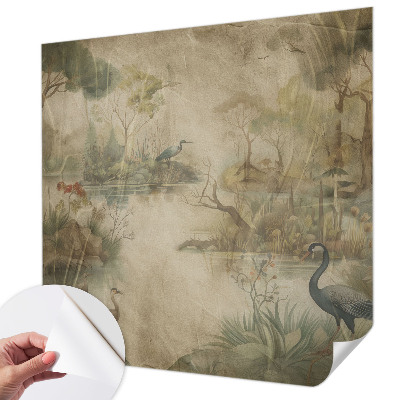 Self-adhesive photo wallpaper Forest scene