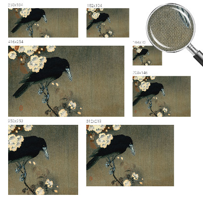 Peel and stick wall mural for kids' room with an exotic nature design
