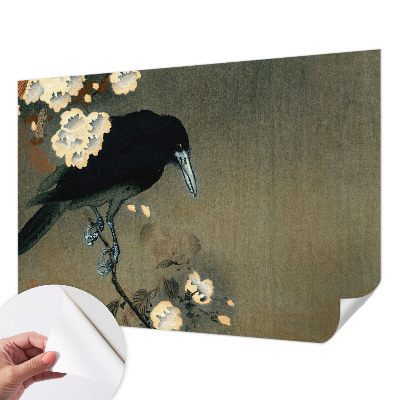 Peel and stick wall mural for kids' room with an exotic nature design