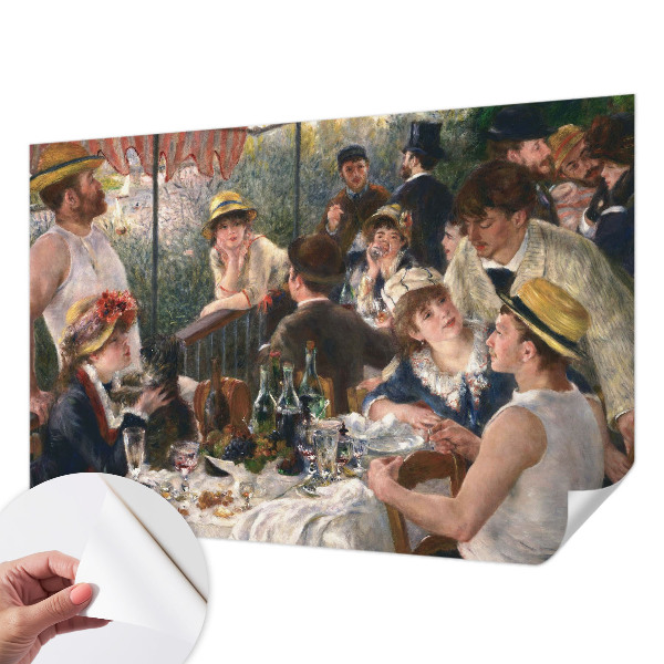 Peel and stick wall mural for bedroom with the Summer Feast design