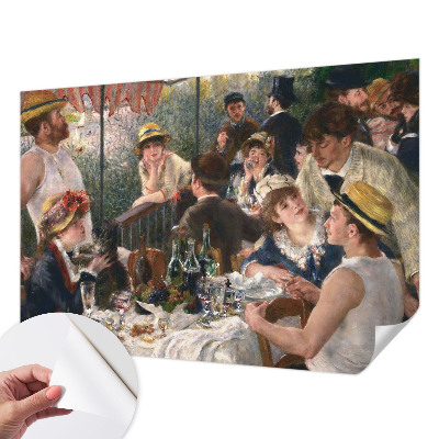 Peel and stick wall mural for bedroom with the Summer Feast design