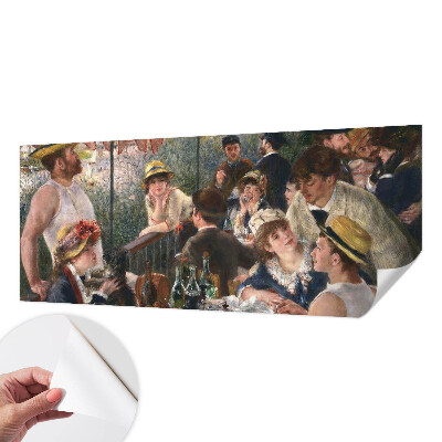 Peel and stick wall mural for bedroom with the Summer Feast design