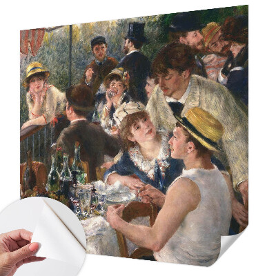 Peel and stick wall mural for bedroom with the Summer Feast design