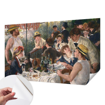 Peel and stick wall mural for bedroom with the Summer Feast design
