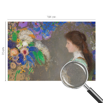 3D photo wallpaper mural with a romantic scene