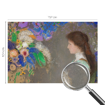 3D photo wallpaper mural with a romantic scene