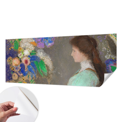 3D photo wallpaper mural with a romantic scene