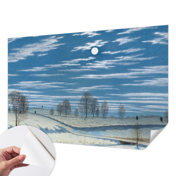 Nursery wall mural Winter landscape
