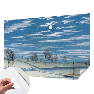 Nursery wall mural Winter landscape