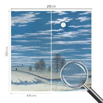 Nursery wall mural Winter landscape