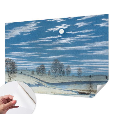 Nursery wall mural Winter landscape