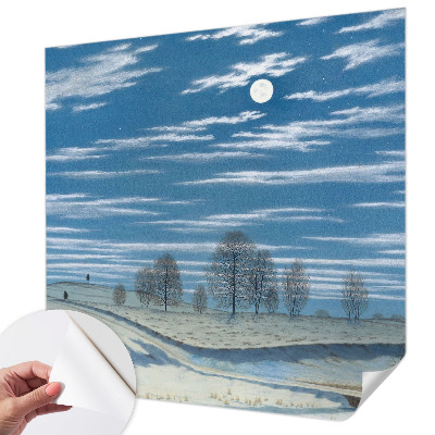 Nursery wall mural Winter landscape