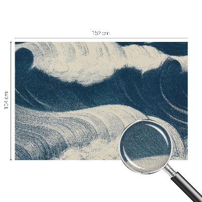 Baby room wall mural Sea waves