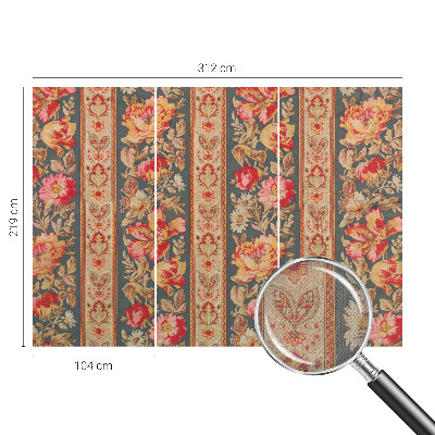 Self-adhesive photo wallpaper Colorful flowers