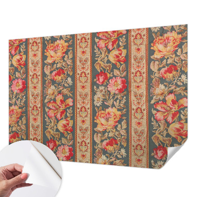 Self-adhesive photo wallpaper Colorful flowers