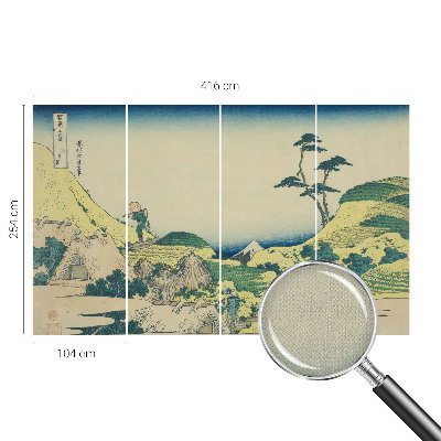Removable wall mural wallpaper Rural landscape