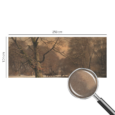 Children's wall mural Winter landscape