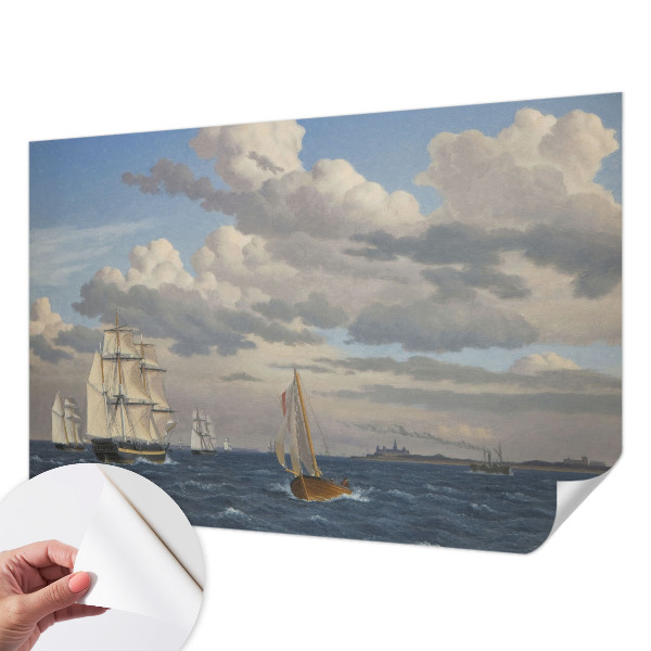 3D photo wallpaper mural with a sea adventure design