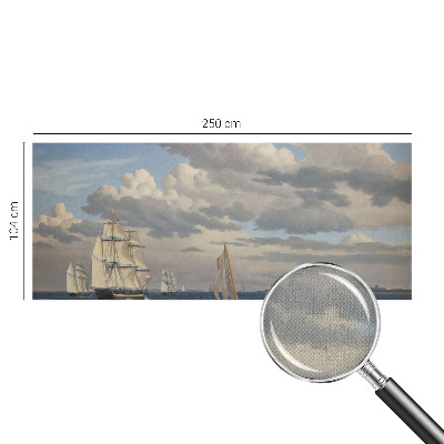 3D photo wallpaper mural with a sea adventure design