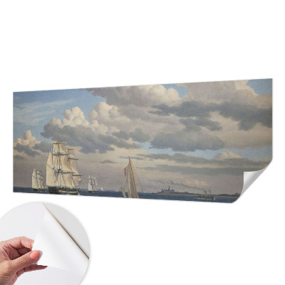 3D photo wallpaper mural with a sea adventure design