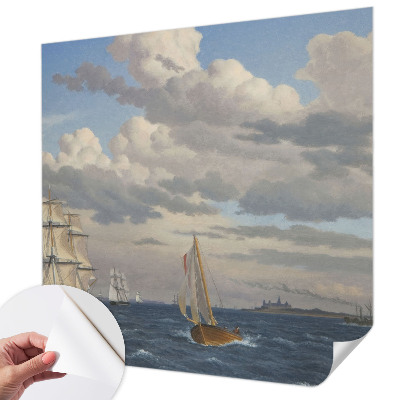 3D photo wallpaper mural with a sea adventure design