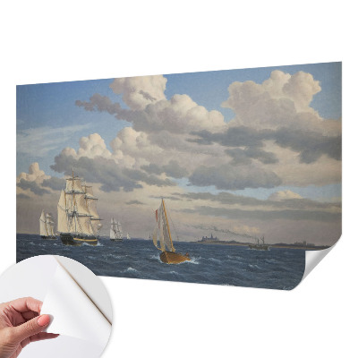 3D photo wallpaper mural with a sea adventure design