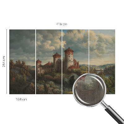 Peel and stick wallpaper mural Romantic landscape