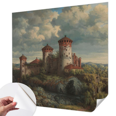 Peel and stick wallpaper mural Romantic landscape