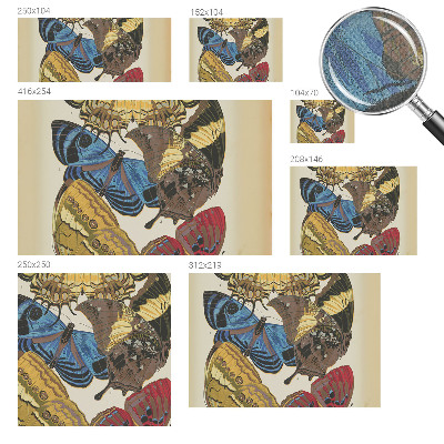 Stick-on wall mural Butterflies inspiration